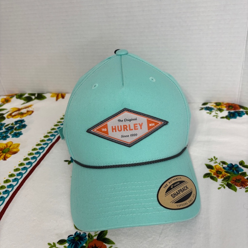 Hurley Mint Green Turquoise Adjustable Baseball Cap Hat
